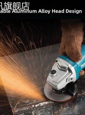 堡讯makita牧田角磨机M0920角磨机180MM新款 M0921B大功拉车盖布