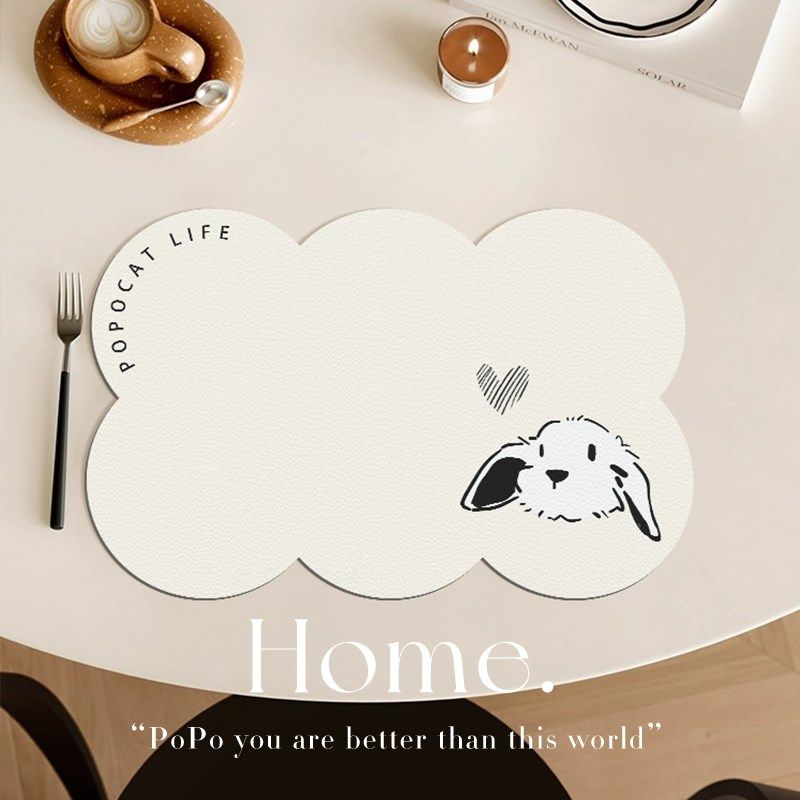 高级感餐垫防水防油免洗桌垫皮革餐桌隔热垫酒店餐盘垫咖啡茶杯垫,居家布艺,餐垫,淘宝优惠券,粉丝福利购,淘宝优惠卷