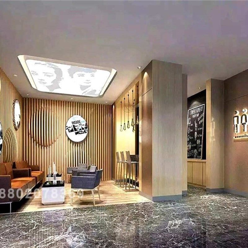 铝方通50*100金属漆格栅木纹方通吊顶聚脂漆铝方管订颜色规格齐全