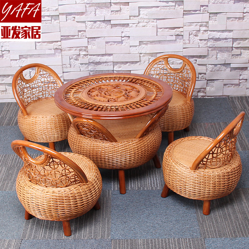 藤椅三五件套阳台茶几休闲桌椅组合单人小椅子靠背椅滕椅家用茶桌,住宅家具,桌椅套件,淘宝优惠券,粉丝福利购,淘宝优惠卷