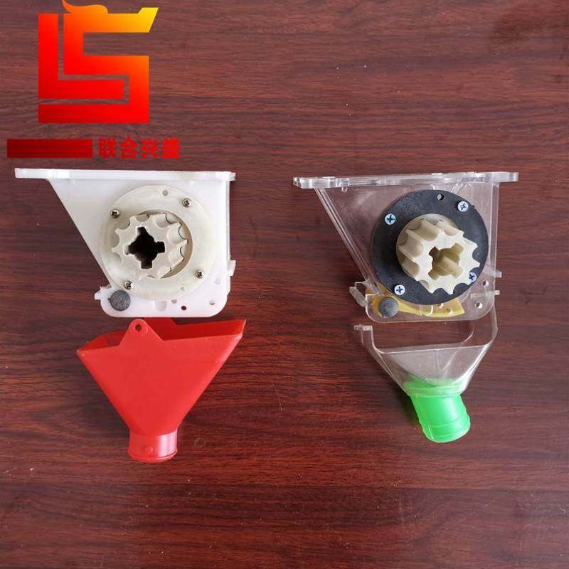 播种机配件小麦水稻高粱豆子种盒排种器播种盒直齿斜齿排种盒g