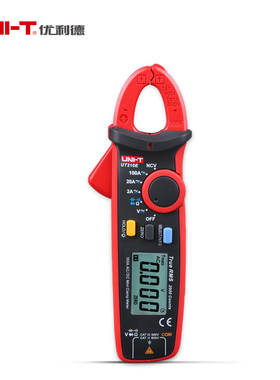 优利德钳形表UT210E/UT210D迷你数字钳形万用表交直流电流表钳型
