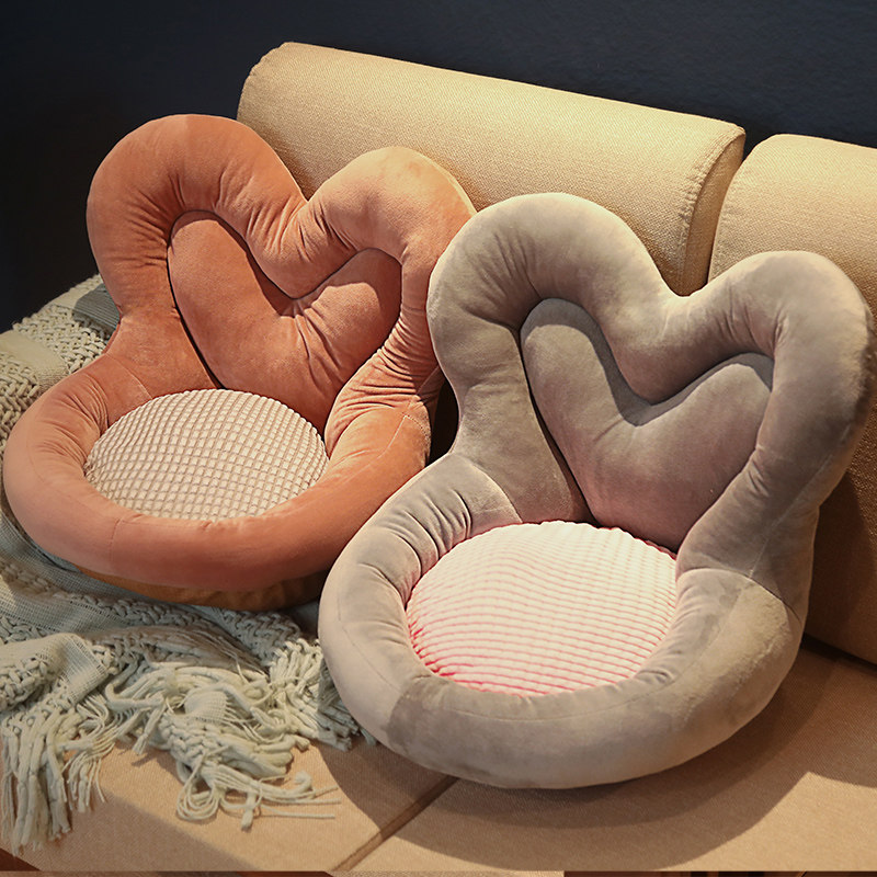 冬季爱心椅子坐垫靠垫靠背腰靠一体学生宿舍办公室久坐座椅屁股垫,居家布艺,椅垫,淘宝优惠券,粉丝福利购,淘宝优惠卷