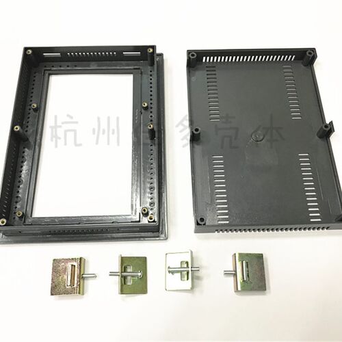 直销嵌入式文本外壳7寸液晶显示壳体塑料电子仪表壳体 205x149x45
