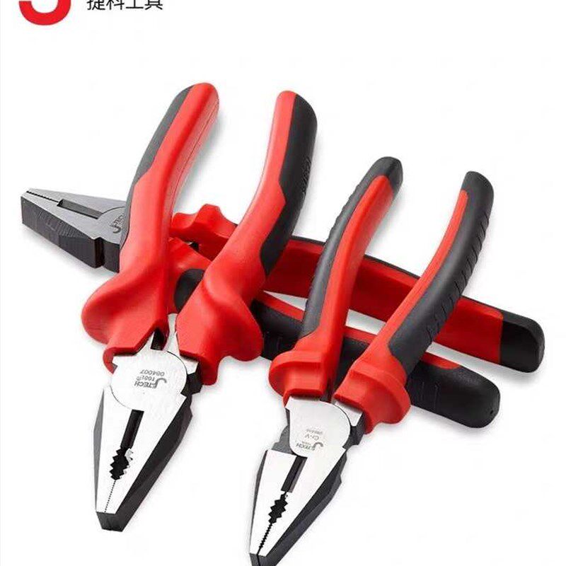 捷科工具钢丝钳克丝钳老虎钳钢丝剪6寸 7寸 8寸汽修家用维修电工,五金/工具,钢丝钳,淘宝优惠券,粉丝福利购,淘宝优惠卷