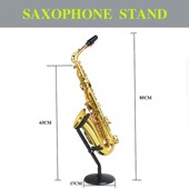 橱窗中音萨克斯展示架 中音萨克斯橱窗展架萨克斯展台架