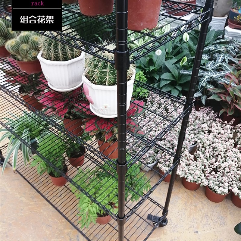 花架多肉架子阳台多层落地室外铁艺不锈钢5层户外种菜养殖盆栽简