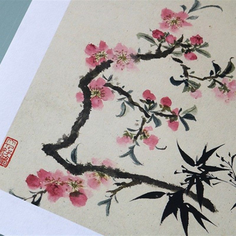 清四僧 石涛 花卉十帧 国画花鸟装饰画宣纸高清复制临摹画稿,家居饰品,国画,淘宝优惠券,粉丝福利购,淘宝优惠卷