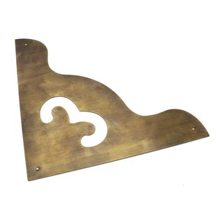 远儒仿古中式别墅大门装饰铜角片新中式院门铜角花复古木门包角饰