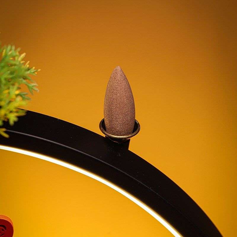 led灯圈摆件新中式禅意创意客厅玄关办公室家用桌面家居装饰摆设,家居饰品,装饰摆件,淘宝优惠券,粉丝福利购,淘宝优惠卷