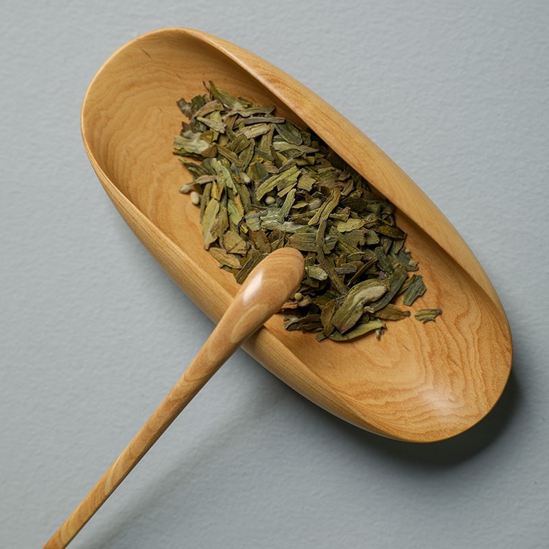 实木高档茶则黄杨木赏茶荷茶拨长柄茶匙勺茶道六君子中式茶具配件