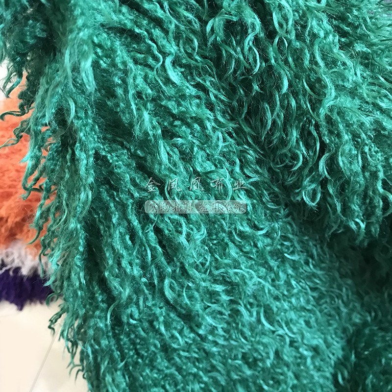 滩羊毛仿皮草布料卷毛外套服装面料玩具包包拍摄装饰背景布长毛绒