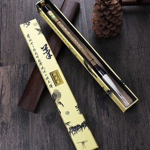 毛笔兼毫中号周虎臣毛笔 鲁公书魂 纯手工毛笔颜体行书楷书大字初