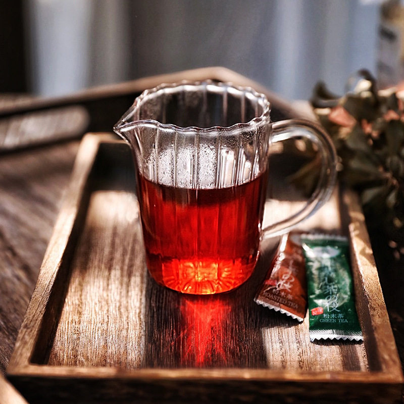 日式简约条纹小奶壶公道杯奶罐分茶器耐热玻璃杯带壶嘴轻薄甜品杯,餐饮具,玻璃杯,淘宝优惠券,粉丝福利购,淘宝优惠卷