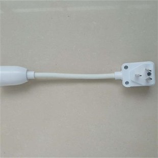 小夜灯灯座螺口万向加长灯头转换带插头插座灯插电带开关转弯软管