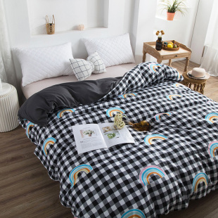 家纺被套单件单人150X200X230大学生宿舍用1.5 2米m被罩双人 1.8