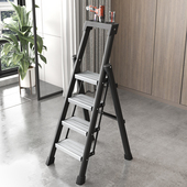 梯子家用折叠移动人字梯多功能爬梯加厚步梯伸缩楼梯铝合金梯凳子