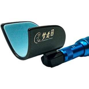 梦者自动回弹支架头黑坑架杆羊角头竞技炮台支架前叉蝴蝶头配件钓