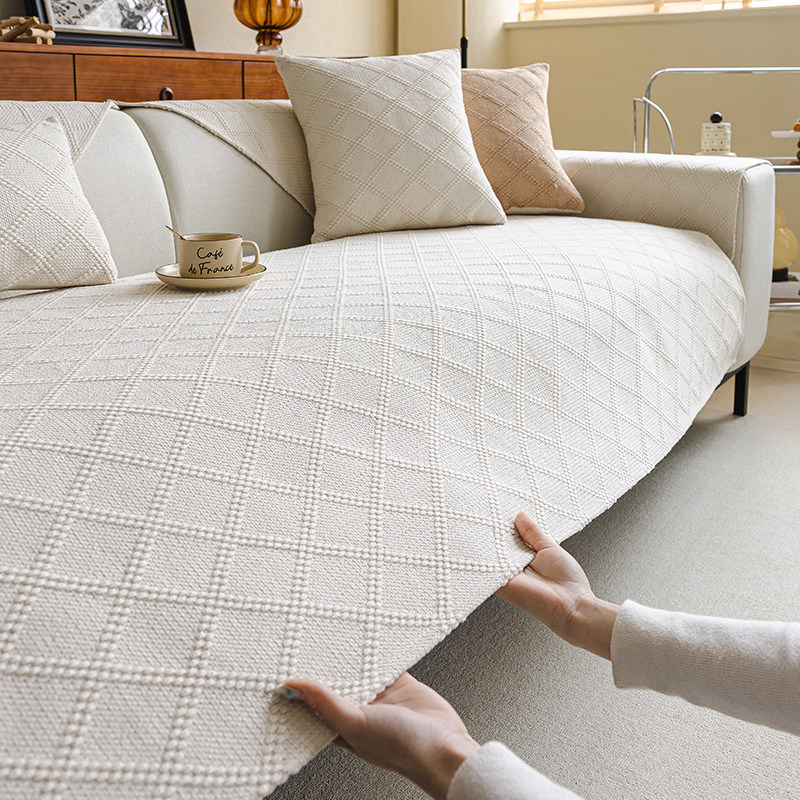 2024新款夏季棉麻沙发垫盖布四季通用坐垫防滑皮沙发套罩沙发垫子,居家布艺,沙发垫,淘宝优惠券,粉丝福利购,淘宝优惠卷