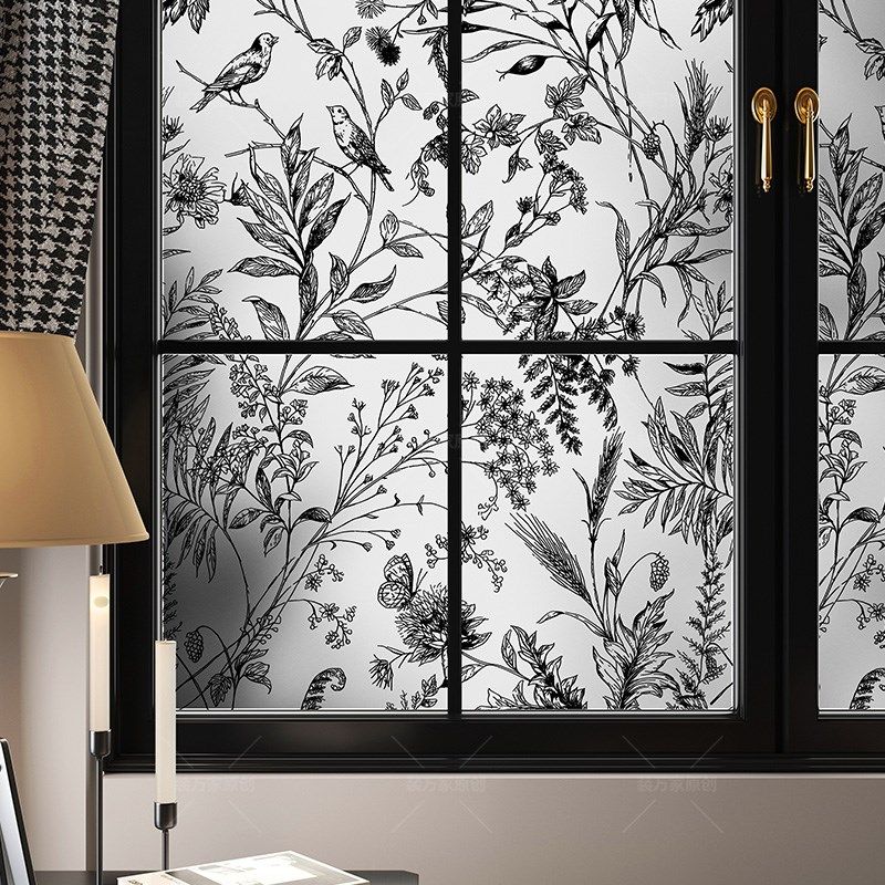 装万家法式玻璃膜书房阳台门窗贴纸卫生间浴室窗户贴膜防窥静电贴,家居饰品,玻璃膜/贴,淘宝优惠券,粉丝福利购,淘宝优惠卷
