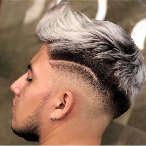 Spot Real-person Hair Mens Wigs Color Replacement 1bt60 Nor