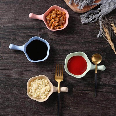 Wheat straw household seasoning dish, Japanese style tablewa