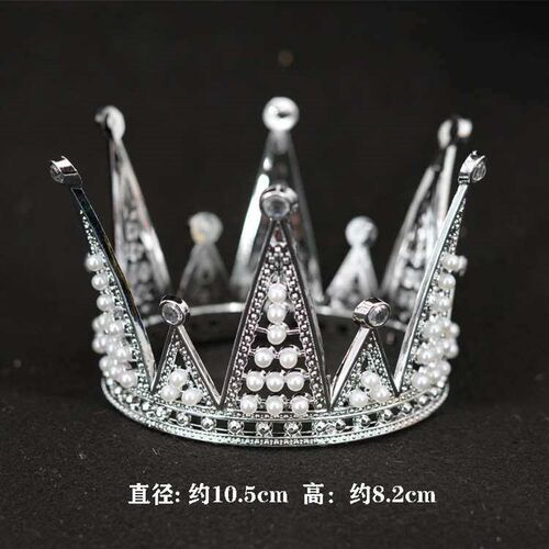 New Pearl Crown Flower Birthday Cake Decoration Crown Bride
