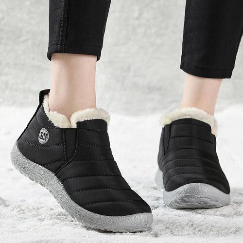 Men Boots Snow Fashion Shoes Man Casual Mens Winter Shoes M