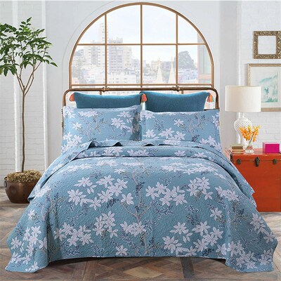 Qianyihui Factory tton Three-piece Quilt Double Bed ver Past