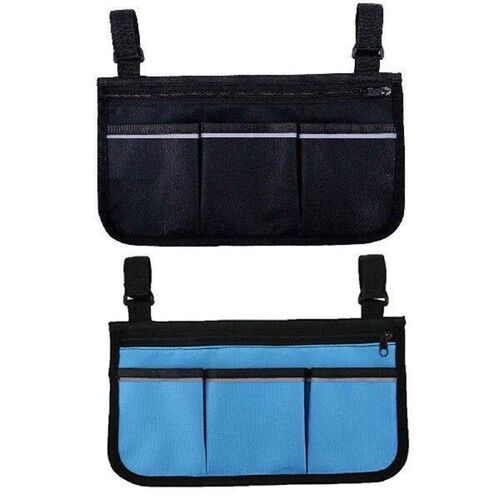 Wheelchair Side Pocket Portable Storage Bag Suitable For