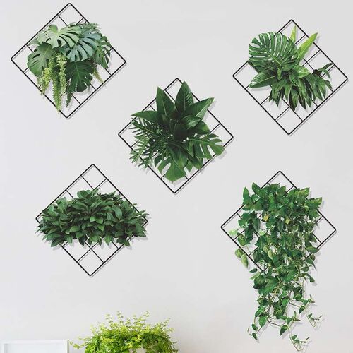 Simulation iron net green laurel bedroom living room porch d