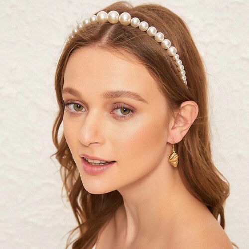 New Simple Full Pearls Women Hairbands Sweet Headband Hair H
