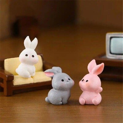 Rabbit Ornaments Great For Office Desk Decoration Rabbit