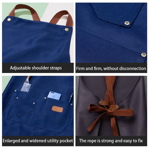 New Fashion Kitchen Aprons for Woman Men Chef Work Apron