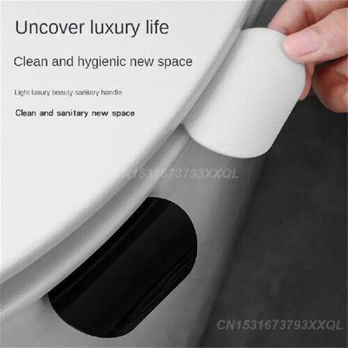 1/2SETS Flipper Elegant Handle Tricolor Toilet Lid Lifting