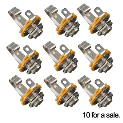 10Pcs Electric Guitar Input Jack For All Electric Guitar & B