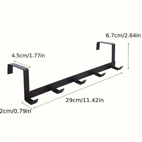 Household Iron Door Back Hook With No Punching Or Marking, B