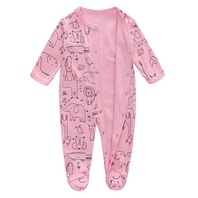 Newborn Jumpsuit Autumn Boy and Girl Baby Hare Long-sleeved