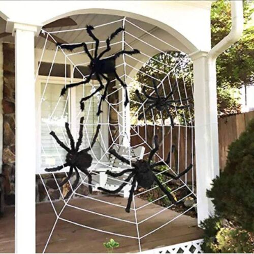 30cm/50cm/90cm/150cm/200cm Extra Large Pluh Black Spider Out