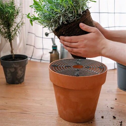2Pcs Plant Pot Grid Covers Wear Resistant Flower Pot Soil
