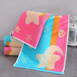 Cotton childrens towel baby saliva towel 25*50 face towel s