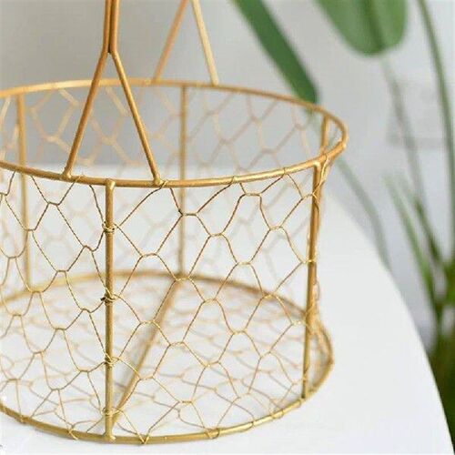 Wrought Iron Portable Sundries Basket Sturdy Wedding Flower