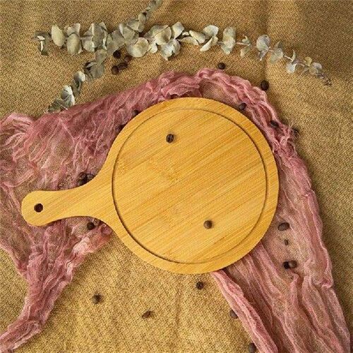 Pizza Tray Wooden Tray Round Household Internet Celebrity