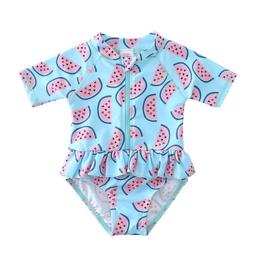 Wishere One-Piece Swimsuit Kids Girls Swimwear 3-24Months