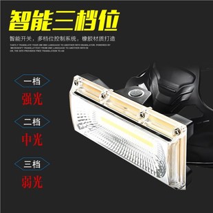 新款头灯cob泛光led充电式强光超亮手术工作汽修夜钓灯头戴式电筒