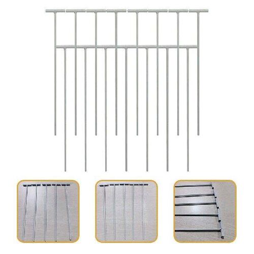 15 Pcs Horse Feed Bucket Covers Entrance Wire Traps Bar