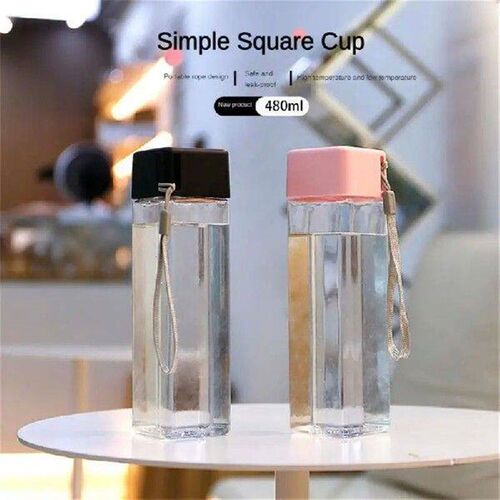 Plastic Juice Bottle Transparent Coarse Cereals Storage