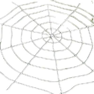 Halloween decoration Haunted House Spider web scene layout S