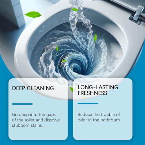 Jue Fish Toilet Cleaning Powder for Home Use - Effectively c