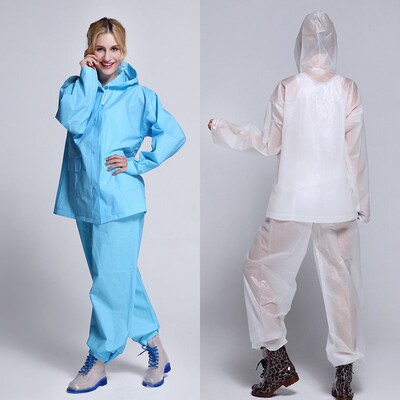 Fashion Split Set Raincoat Motorcycle Electric Bike Riding R